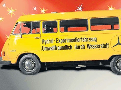 Das Mercedes-Benz L 307 Wasserstoff-Versuchsfahrzeug von 1975.