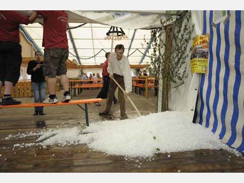 Unwetter und Hagel im Kreis Ebersberg