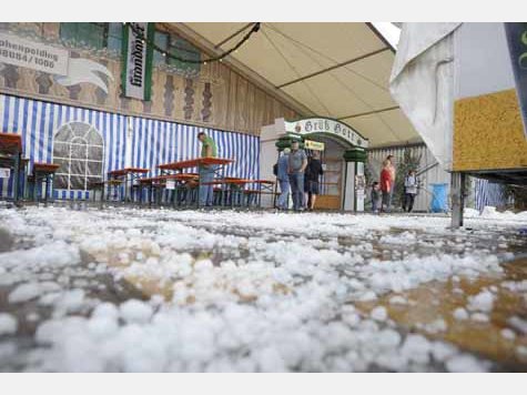 Unwetter und Hagel im Kreis Ebersberg