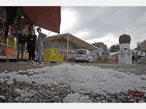 Unwetter und Hagel im Kreis Ebersberg