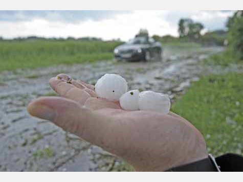 Unwetter und Hagel im Kreis Ebersberg