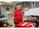 Besuch beim Zeugwart des FC Bayern