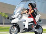 Roller-Studie C1-E mit Elektromotor: BMW fährt unter Strom