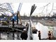 Mega-Kran an der Isar