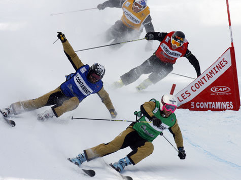 Skicross feiert olympische Premiere Skicross feiert olympische Premiere