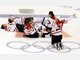 Diesen Jubel der kanadischen Eishockey-Olympiasiegerinnen will das IOC &uuml;berpr&uuml;fen lassen