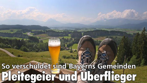 So verschuldet sind Bayerns Gemeinden