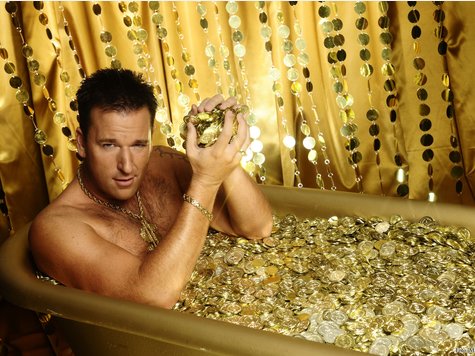 Dagobert Duck der Schlagerszene: Michael Wendler nimmt ein Bad im Gold&nbsp;