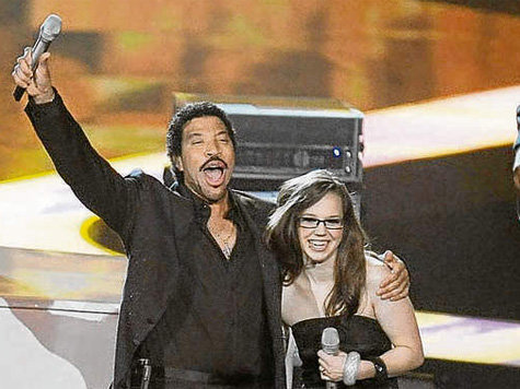 Stefanie Heizmann, hier mit Lionel Richie, wird in München auftreten Stefanie Heizmann, hier mit Lionel Richie, wird in München auftreten
