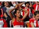 Larissa Riquelme, Paraguays sch&ouml;nster Fan