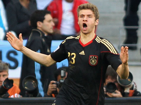 Thomas Müller ist für das WM-Halbfinale gesperrt Thomas Müller ist für das WM-Halbfinale gesperrt