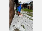 Unwetter mit Hagel in Oberammergau und Unterammergau - großer Schaden