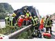 A93: Schwerer Lkw-Unfall