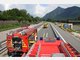 A93: Schwerer Lkw-Unfall