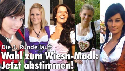 Wahl zum Wiesn-Madl auf oktoberfest-live.de