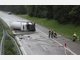 Sauerstoff-Laster kippt um - A95 voll gesperrt