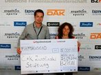 B2RUN: 5000-Euro-Spende für Reit-Therapie