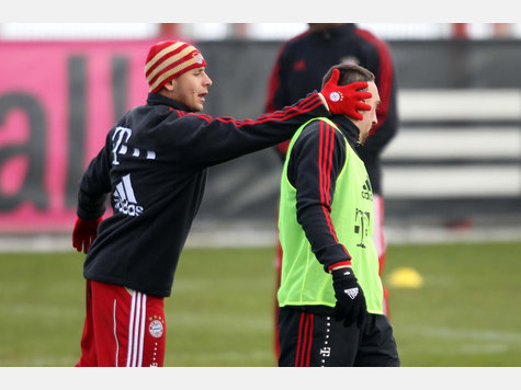 Eistraining beim FC Bayern