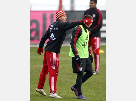Eistraining beim FC Bayern