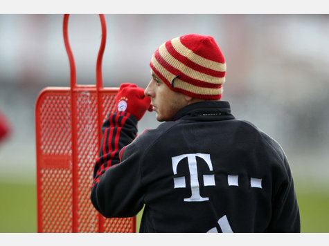 Eistraining beim FC Bayern