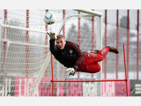 Eistraining beim FC Bayern