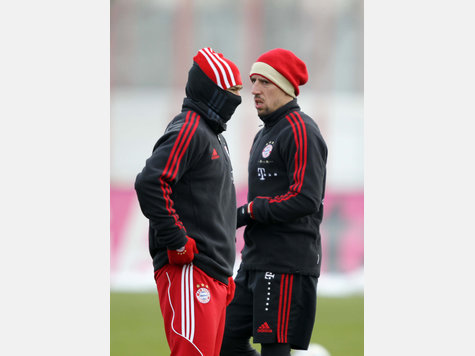 Eistraining beim FC Bayern
