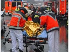 Massenunfall auf A9: Sechs Verletzte
