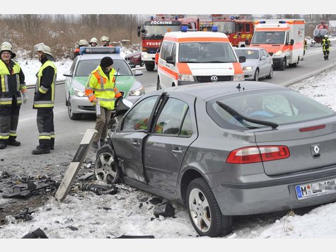 Unfall B318