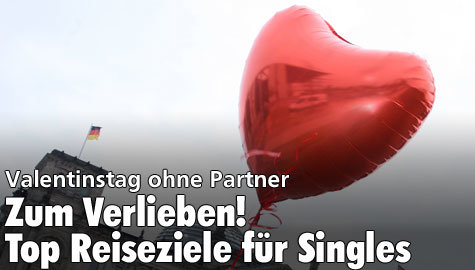 Valentinstags-Trips für Singles