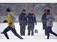 Dick eingepackt gab Otto Rehhagel im dichten Berliner Schneetreiben nach mehr als elf Jahren sein Comeback auf einem Bundesliga-Trainingsplatz.