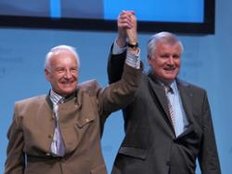 Seehofer und Stoiber beim Aschermittwoch