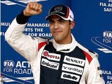 Pastor Maldonado siegt bei Formel 1 Großer Preis von Spanien Barcelona