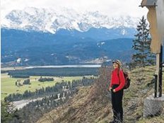 Einfache Wanderung auf einen Aussichtsgipfel bei Wallgau