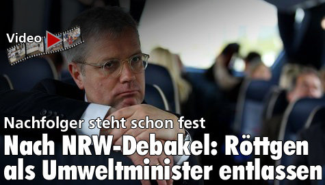 Norbert Röttgen als Umweltminister von Angela Merkel entlassen