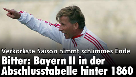 Bayern II in der Abschlusstabelle hinter 1860