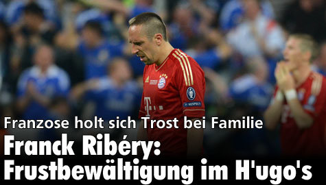 Franck Ribéry: Frustbewältigung im H'ugo's - Franzose holt sich Trost bei Familie