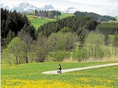 Abwechslungsreiche Radlrunde von Steingaden aus