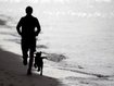 Jogger am Elbstrand Jogger am Elbstrand