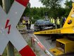 S-Bahn erfasst Pkw am Bahnübergang bei Höhenkirchen S-Bahn erfasst Pkw am Bahnübergang bei Höhenkirchen
